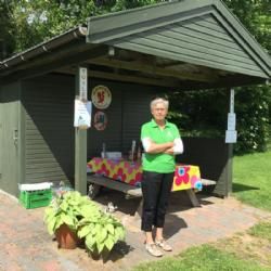 Skive Golf Festival - uge 28 - Gudrun på pletten på hul 8