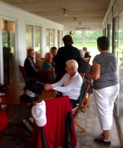 Skive Golf Festival - uge 28 - Hygge i klubhuset.. det regner